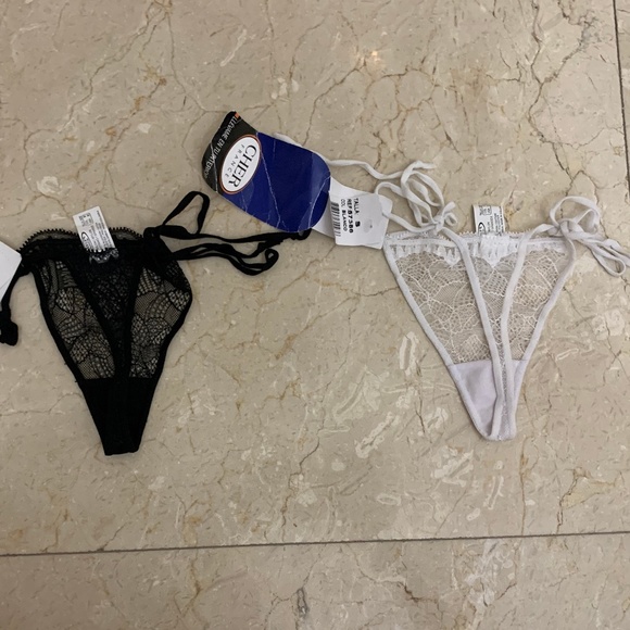 2 SEXY !!! Women's Side Tie adjustable G-String see through S & M - Picture 6 of 6